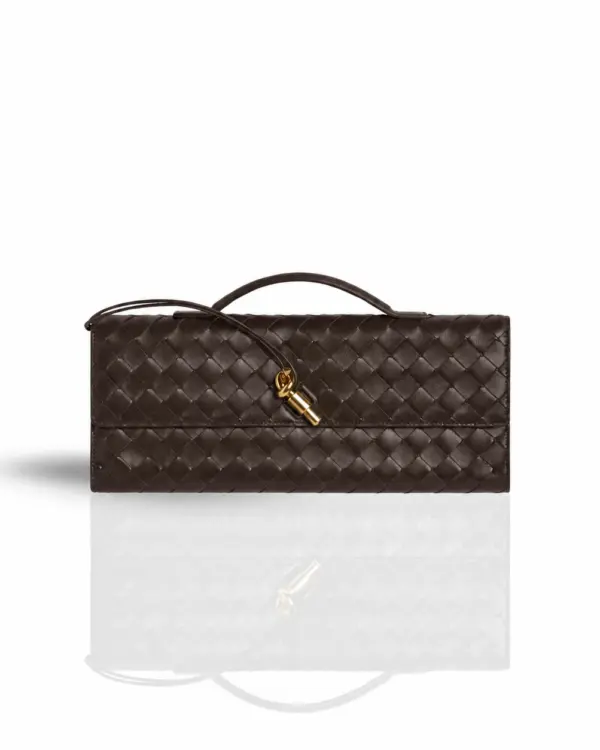 ANDANTE WOVEN CLUTCH EBONY