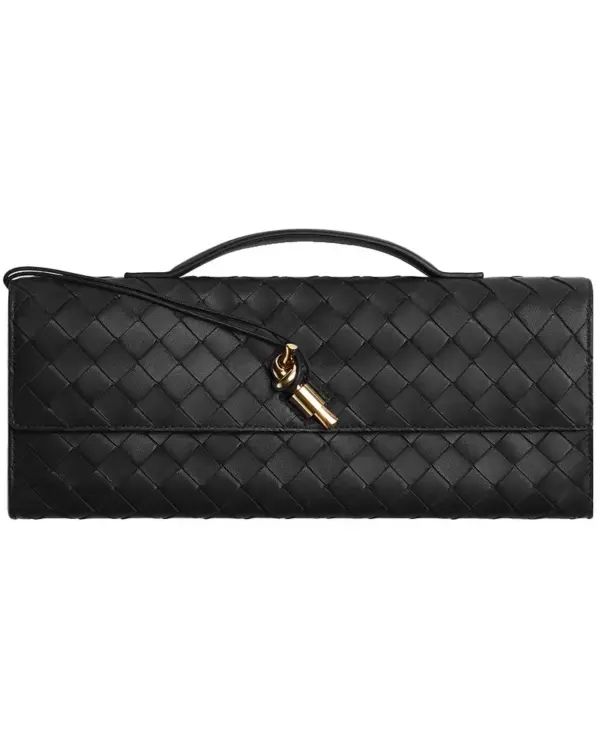 ANDANTE WOVEN CLUTCH BLACK