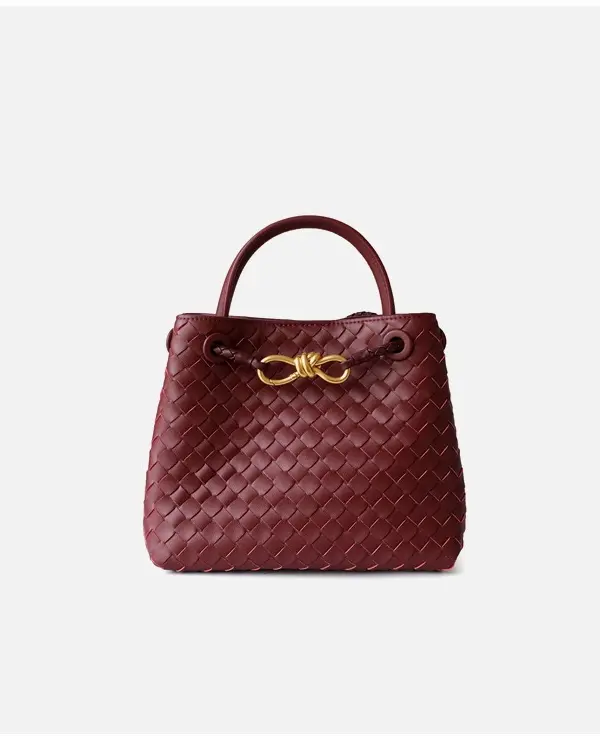 DAMIA WOVEN TOTE BAG (SHEEP SKIN)