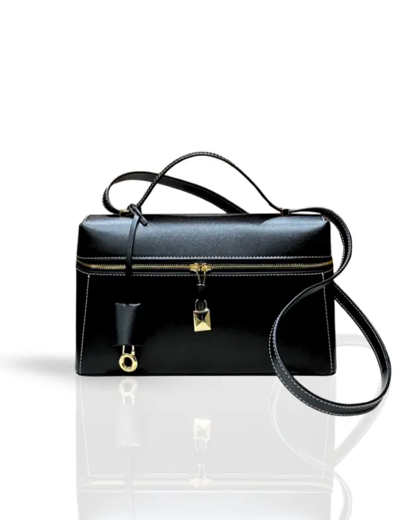 LOUI BLACK 27 IN CALFSKIN LEATHER
