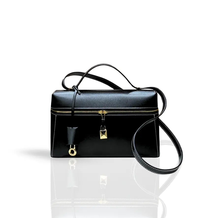 LOUI BLACK 27 IN CALFSKIN LEATHER