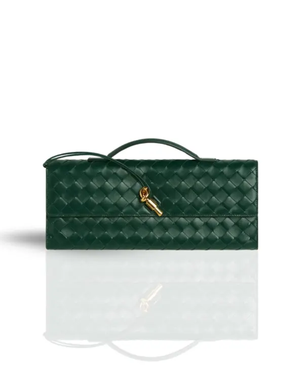 ANDANTE WOVEN CLUTCH (LAMB SKIN)