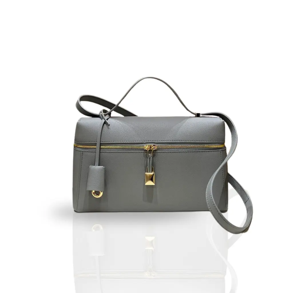 LOUI GREY 27 TEXTURED LEATHER