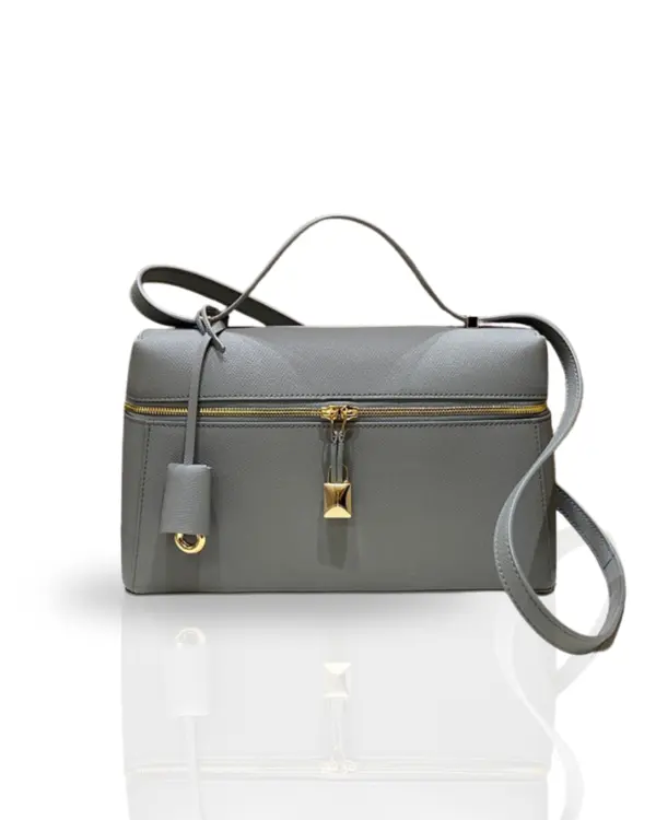 LOUI GREY 27 TEXTURED LEATHER